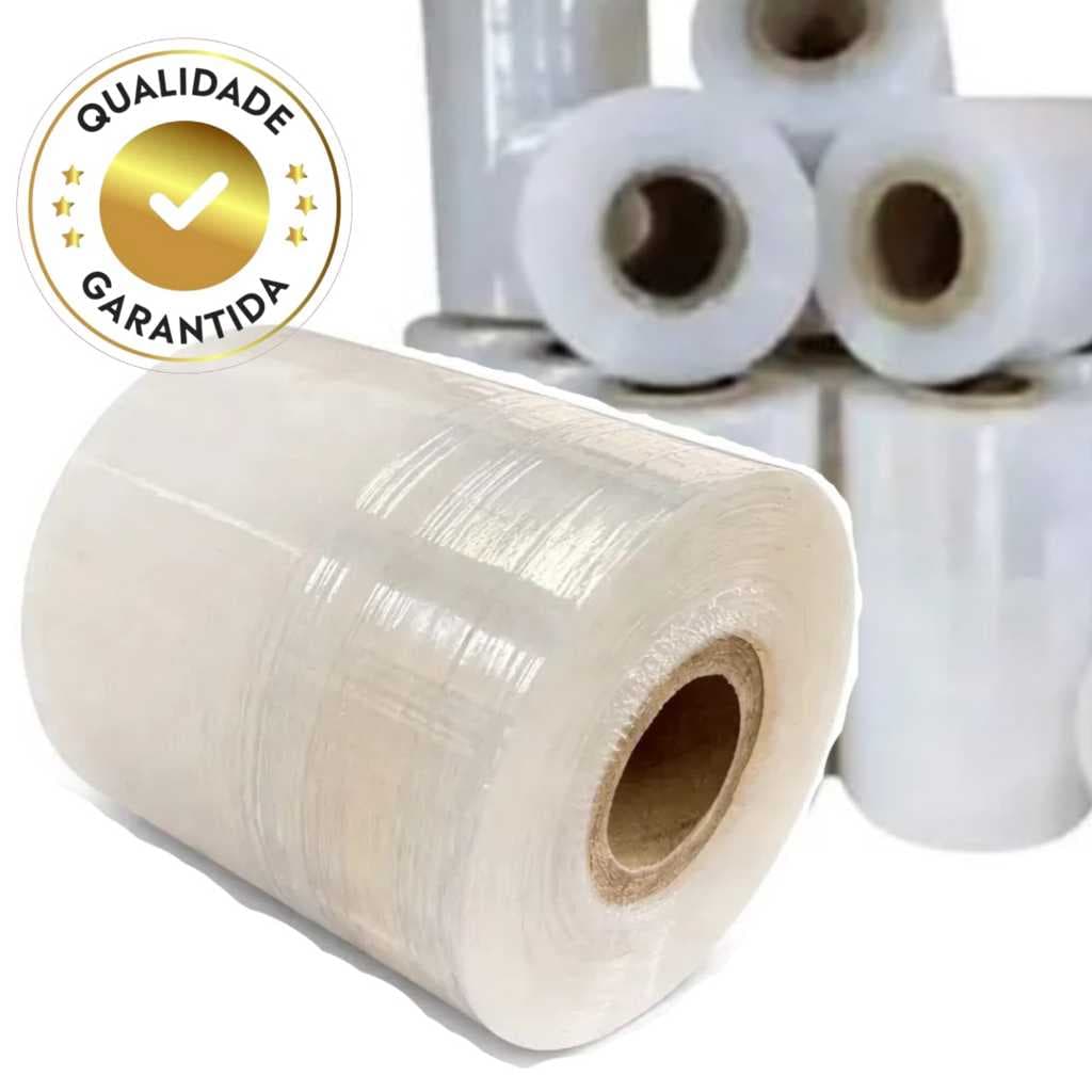 Plastico Strech 10Cm X 120Mt Filme de Embalagem Multiuso