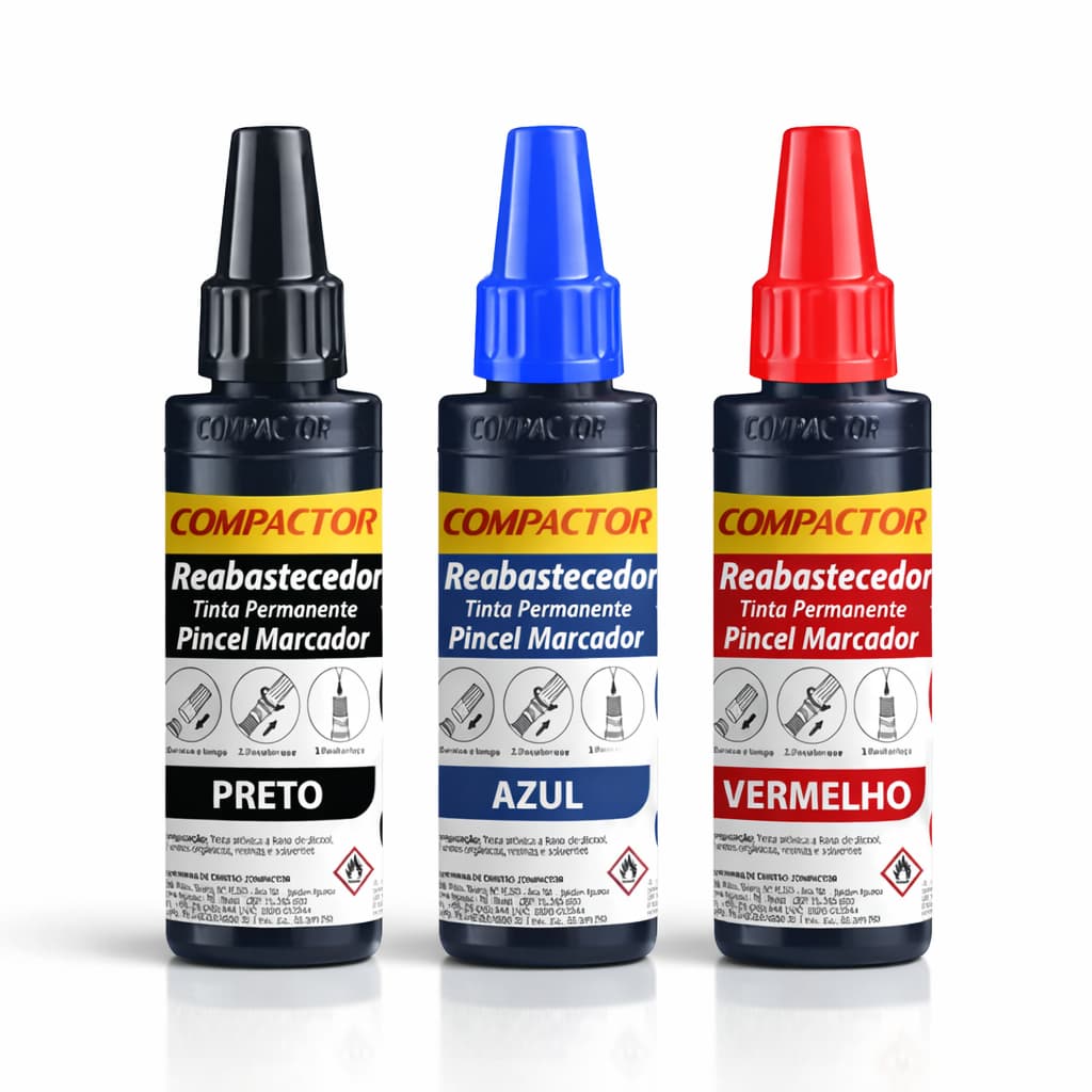 Reabastecedor Refil Tinta Para Pincel Marcador Permanente