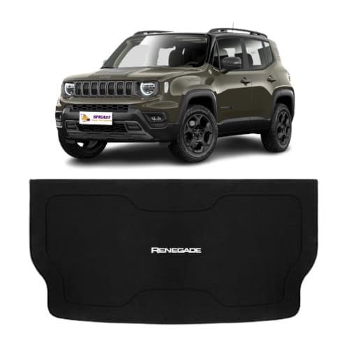 Tampão Traseiro Porta Malas Jeep Renegade 2016 a 2026 Tampa Traseira MDF