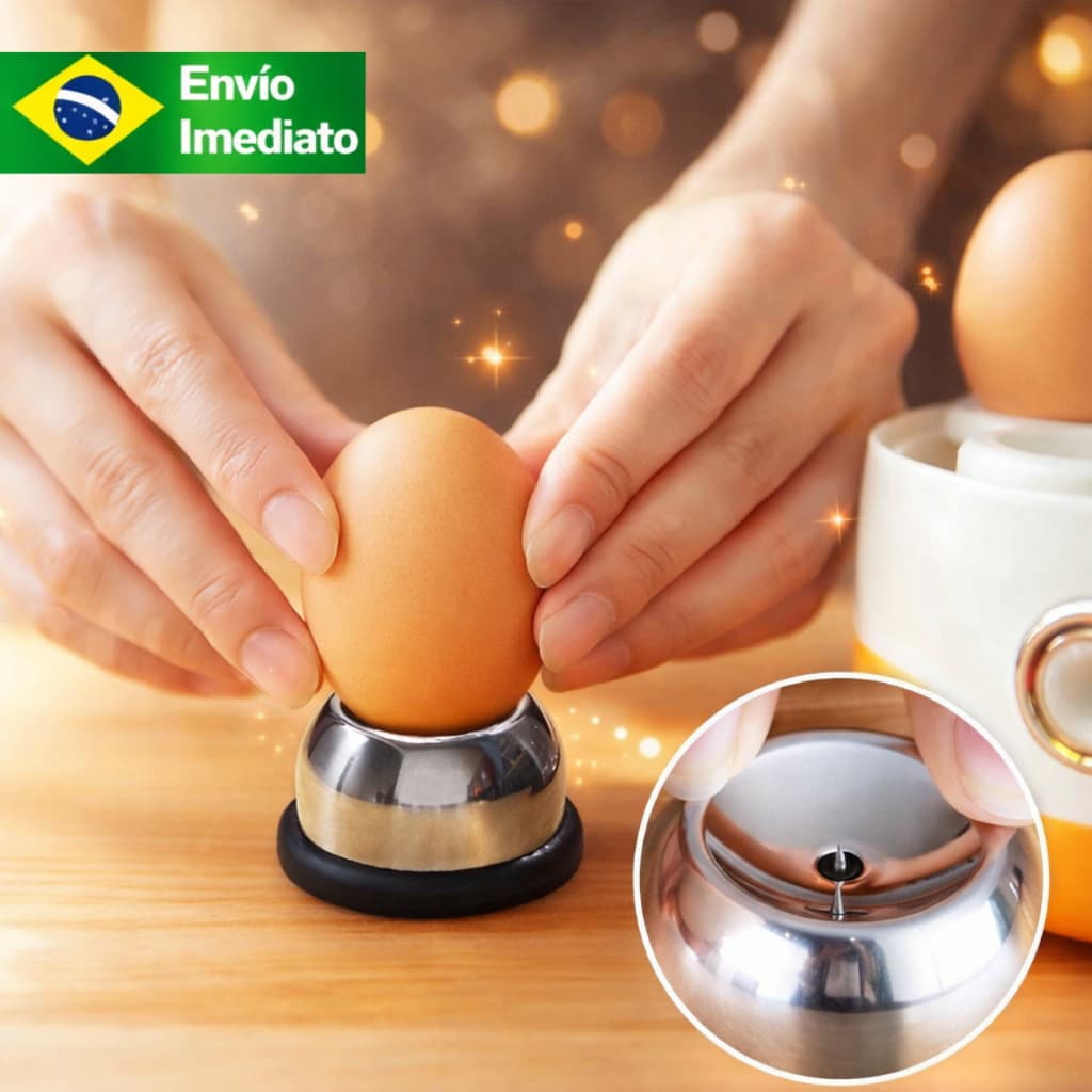 Agulha De Ovo De Aço Inoxidável Perfurador Furador de ovo Cozido Utensílio De Cozinha