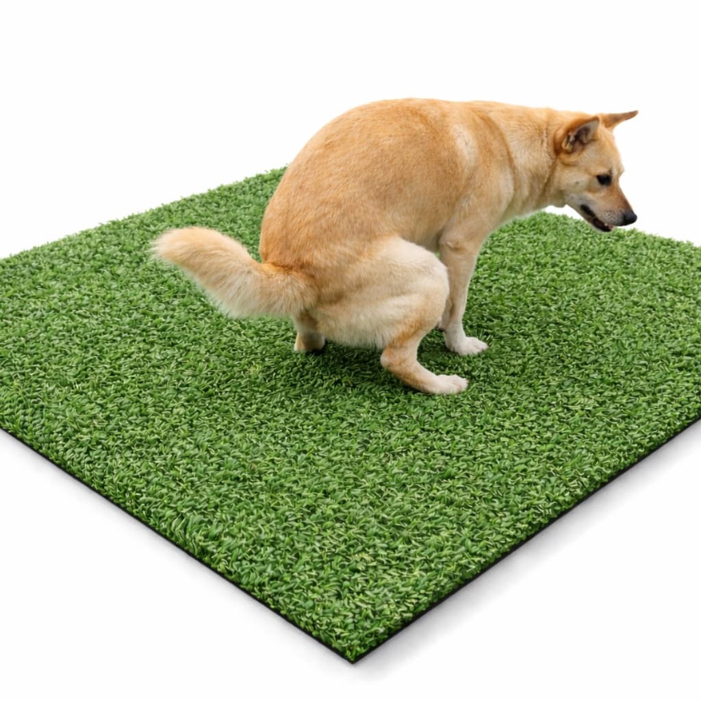 Tapete Higiênico P/ Pet Grama Sintética Lavável - 1m²