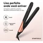 Chapinha Prancha de Cabelo Profissional Bivolt Cerâmica Rosa Alisadora Liso Duradouro