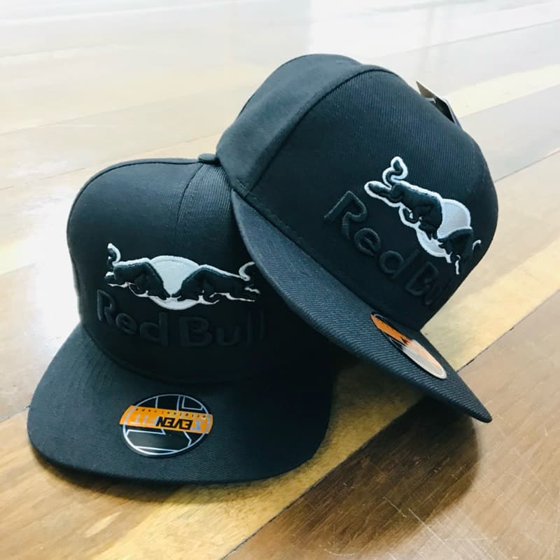 Boné Aba Reta Red.B Esportes Radicais Preto Masculino e feminino / SnapBack/  Bordado