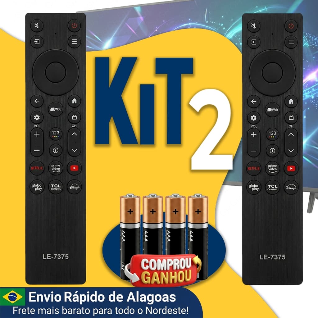 Controle Remoto Compatível Com TV TCL Smart 4K RC902V RC923A RC813A