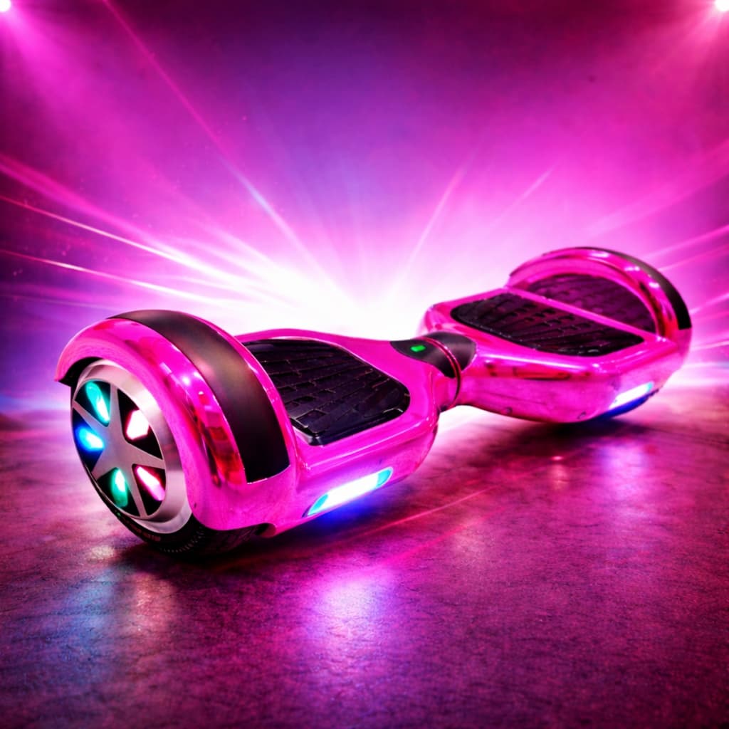 Hoverboard Skate Eletrico Infantil 6 Polegadas Recarregavel Led Com Bluetooth Overboard