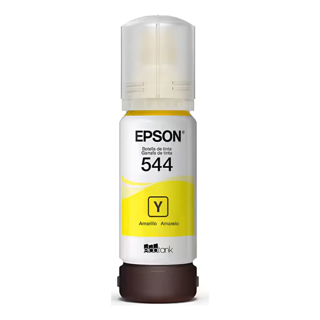 Tinta De Impresora Epson T544 Cor Amarelo 65ml L1110/L3110/L3150/L3160/L5190/L3250