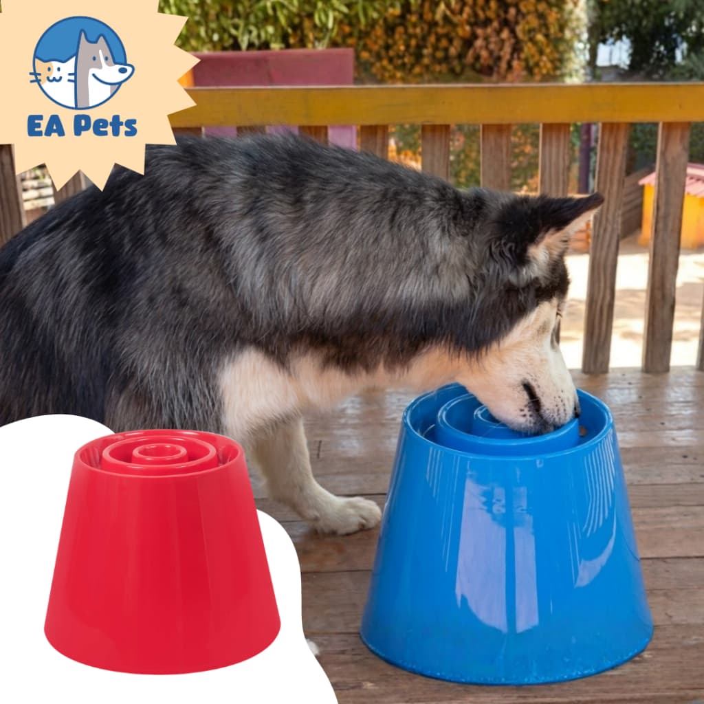 Comedouro Lento E Alto Da Pet Games Dog Eat M Para Cão Cachorro Médio Grande Porte