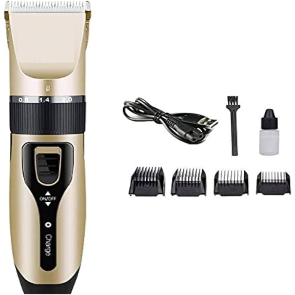 Maquininha De Pelo De Cachorro Shitzu York Shire Pet Shop Dourado 127/220v