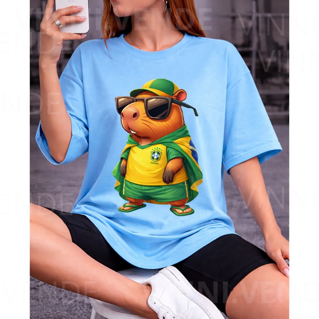 Camiseta Capivara Brasil