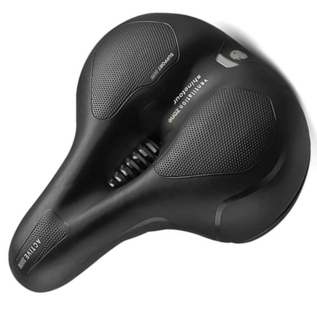 Banco Selim de Bike Super Confortável Selim de bicicleta Gel Vazado Mtb Com Faixa Reflexiva