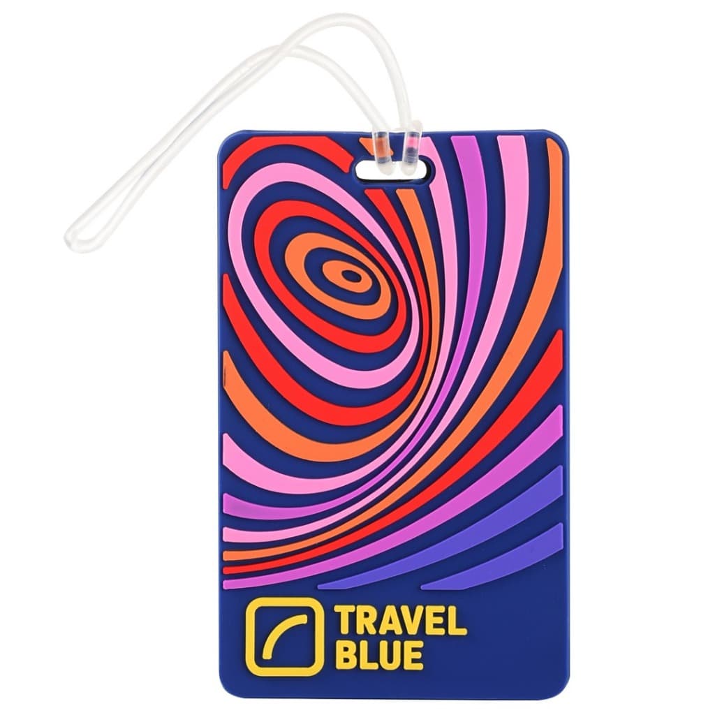 Identificador Bagagem Espiral Multicolorido - TRAVEL BLUE