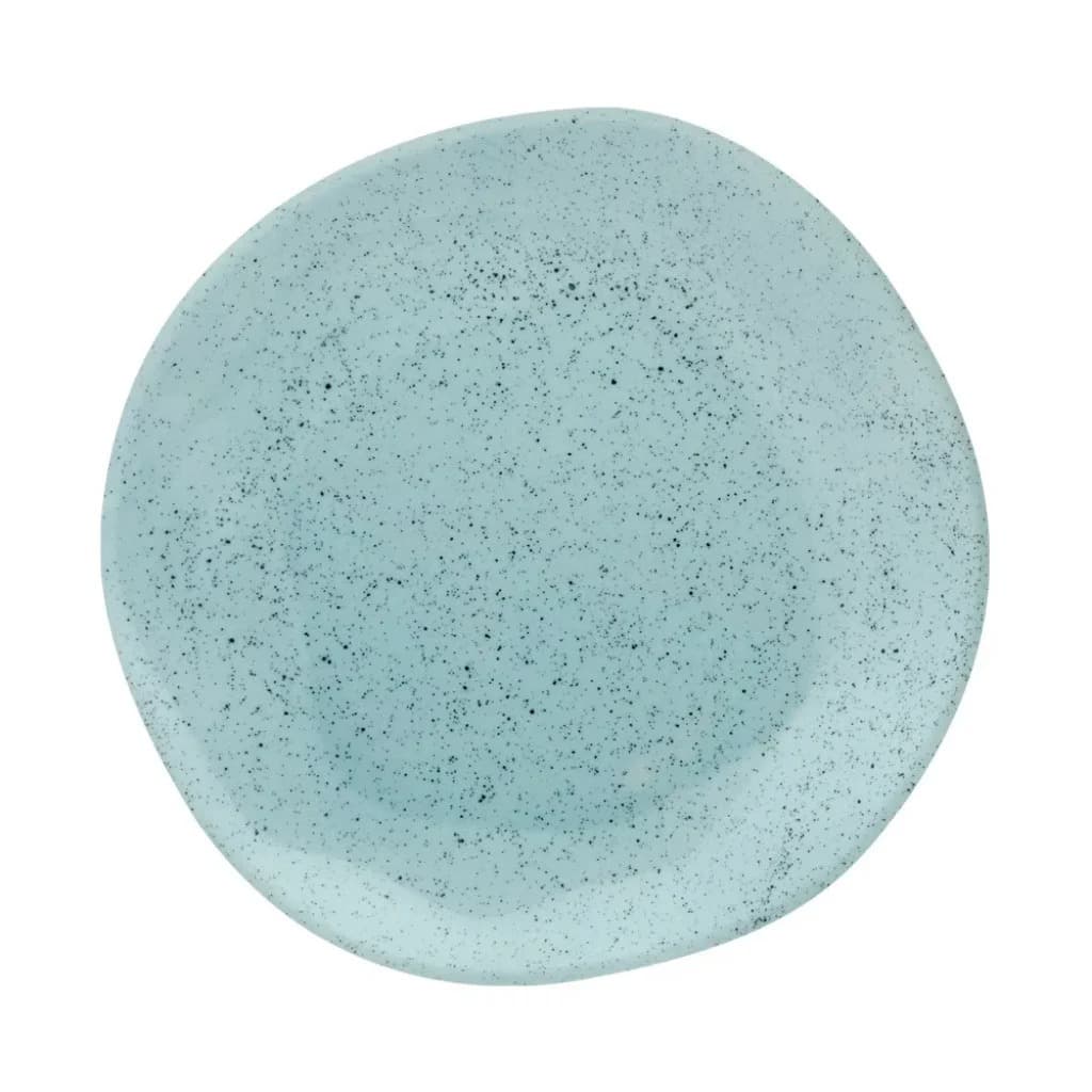 PRATO FUNDO PORCELANA RYO BLUE BAY 22,5CM OXFORD ORIGINAL FORMATO IRREGULAR DESIGN EXCLUSIVO SOPAS