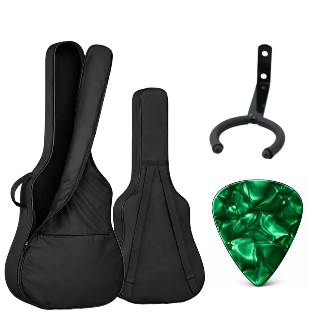 Capa De Violão Groove + Suporte De Violão + Palheta