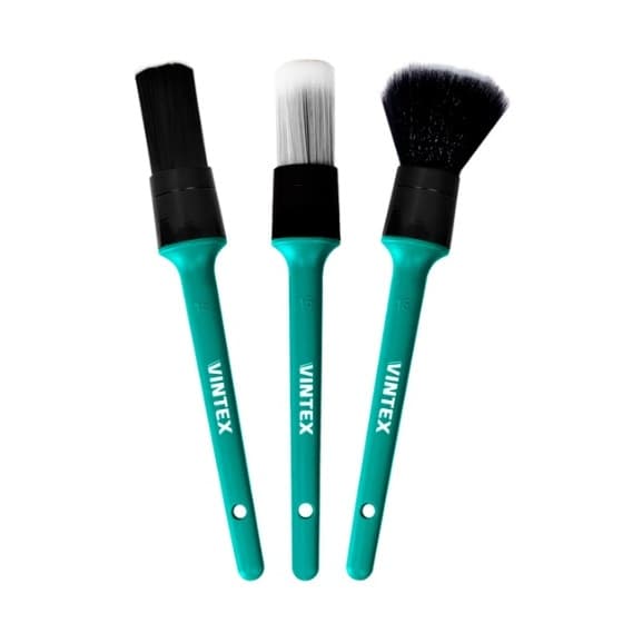 Kit Pincéis De Detalhamento Super Macio/Macio/Médio Vintex Vonixx
