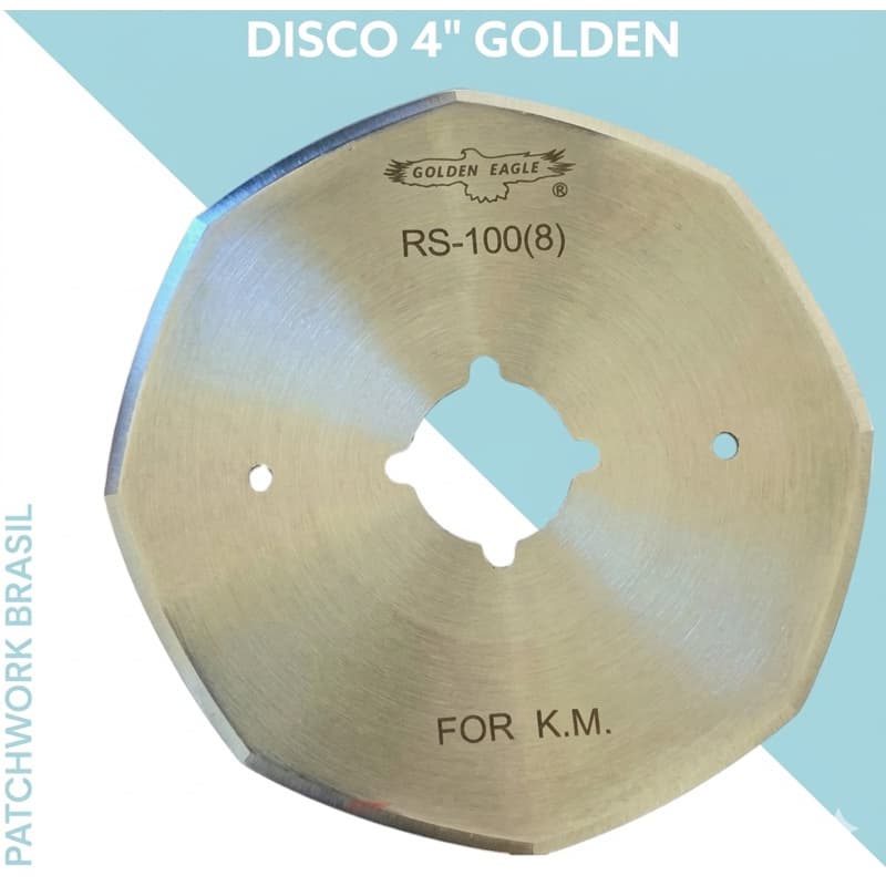 Disco Corte Maquina Cortar Tecido Oitavado  4 Pol Patchwork Brasil Rc100 Rs100