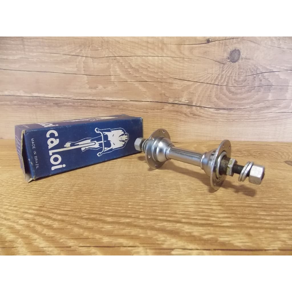 Cubo dianteiro original bicicleta antiga caloi 12 furos - novo de estoque antigo