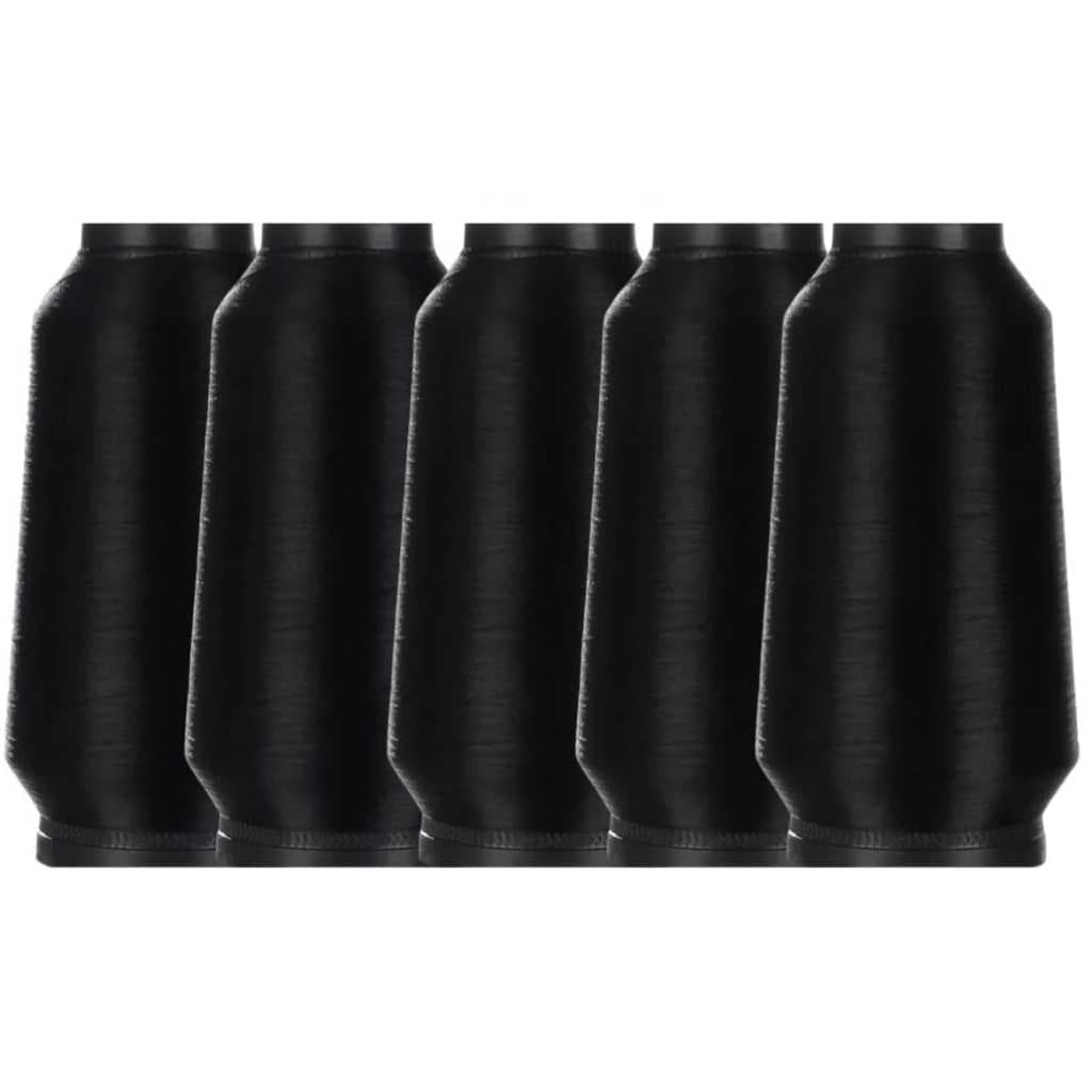 Kit 4 Fio De Costura Poliéster  300 Gramas 150/48 P/ Maquina Overloque-Interlock-Galoneira