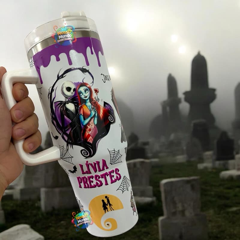 Copo Térmico Personalizado O Estranho Mundo de Jack
