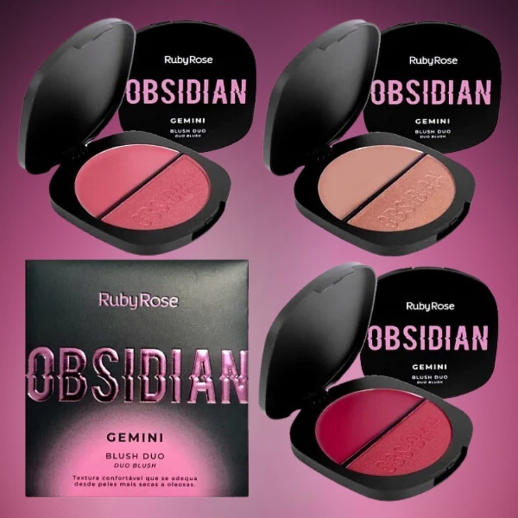 Blush Duo Gemini com textura confortável Obsidian - Ruby Rose
