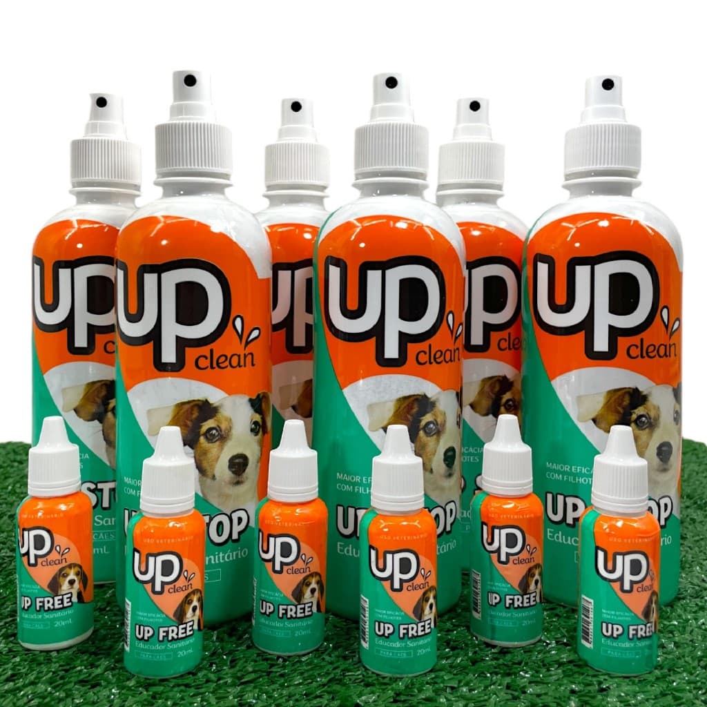 06x Educador 500ml Sanitário Pet Xixi Pode e Xixi Não Pode Cães