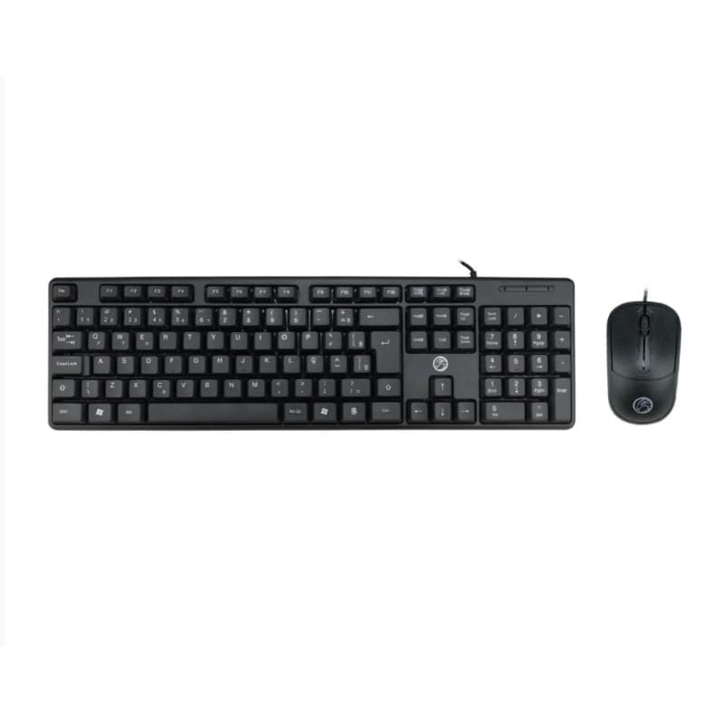 KIT C/ FIO TECLADO/MOUSE BRAZILPC BPC-8236/129 USB BOX IF