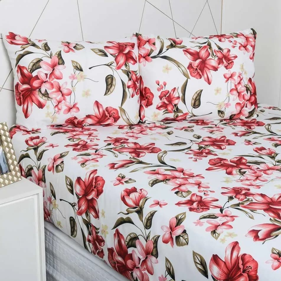 Lençol Avulso Casal Com Elástico Estampado