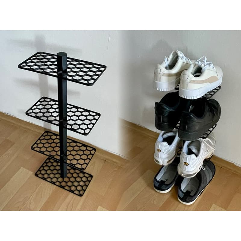 Sapateira Empilhavel Compacta vertical Multiuso Slim - Organizador de Calçados