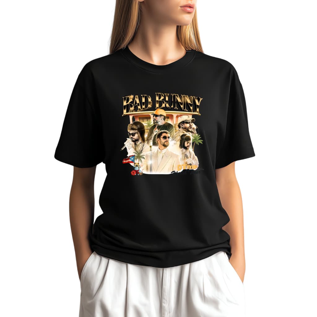 Camiseta Camisa Bad Bunny Babylook