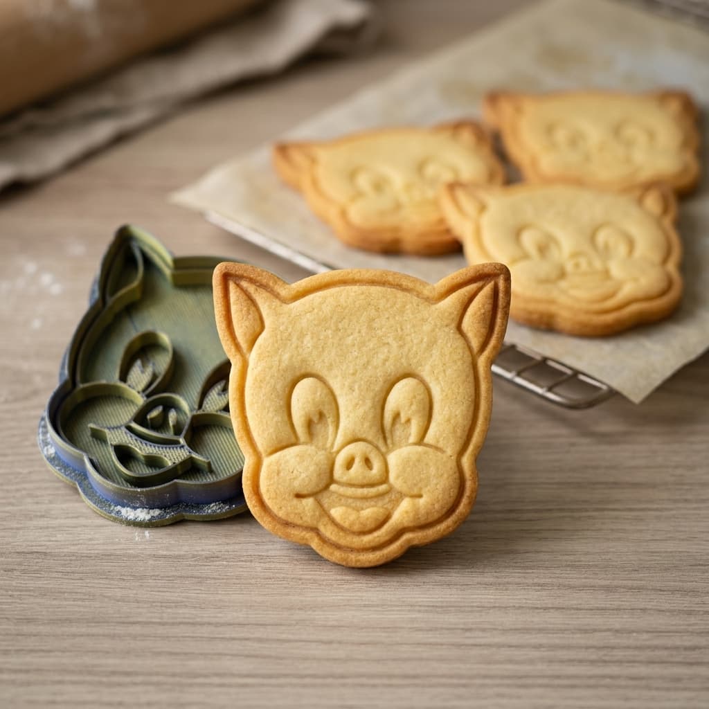 Cortador de Massas e Biscoitos Porquinho - Biscuit - Pasta Americana - Fondant - Confeitaria