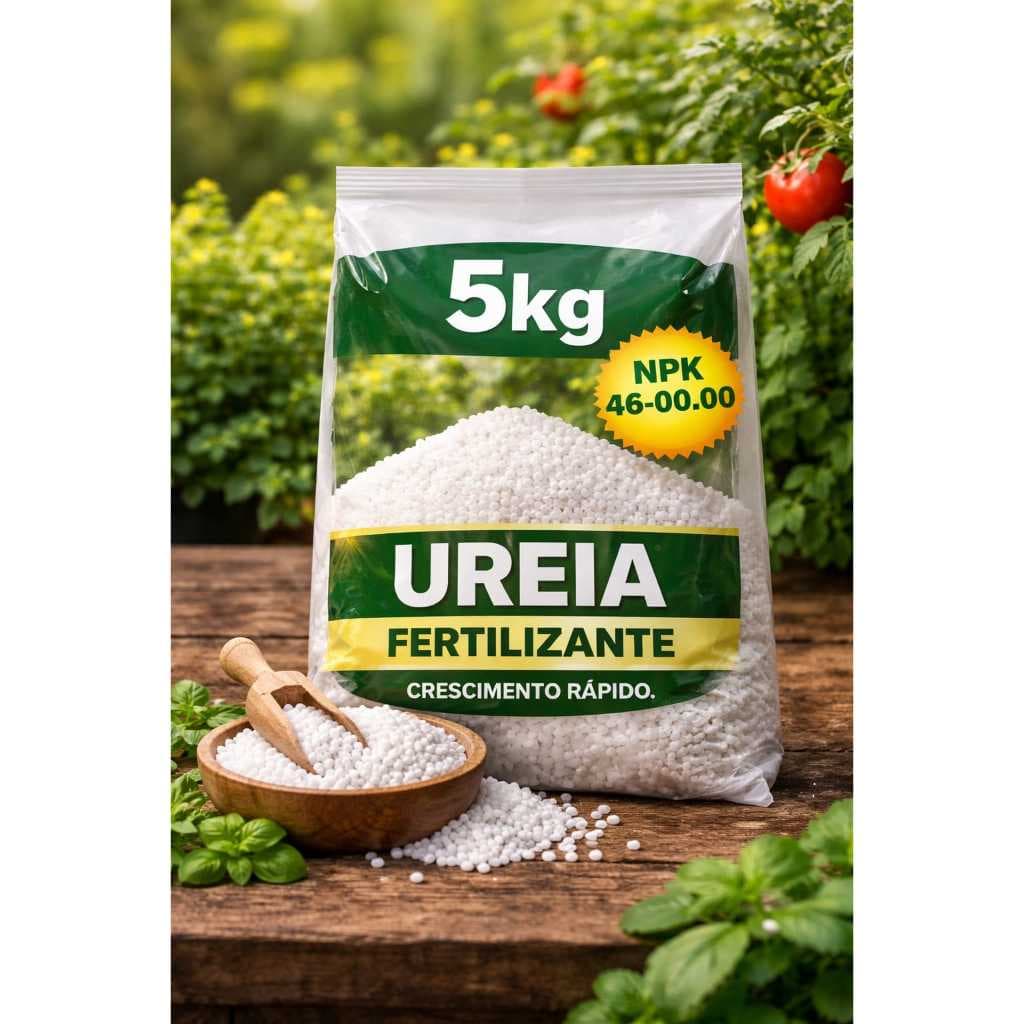 Adubo Uréia Fertilizante NPK 46-00-00 Alto Nitrogênio Adubo para Plantas Rosa do Deserto Jardim Hortas Frutas Gramados