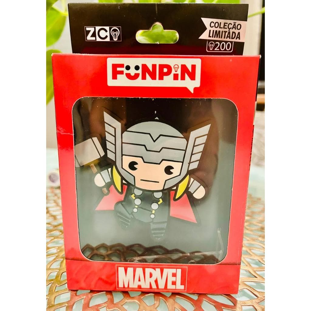 Funpin Thor Oficial Zona Criativa Licenciado Marvel Edição Limitada 200 Colecionável Geek