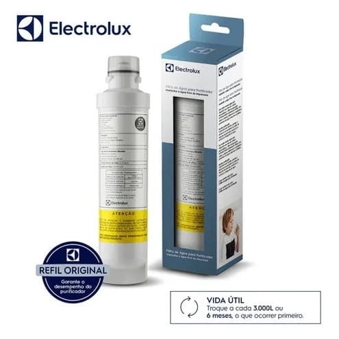 Filtro Refil De Água Para Purificador Electrolux Pe11b Pe11x Cor Branco