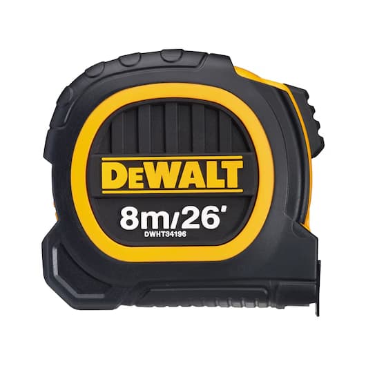 Trena Emborrachada DeWalt DUO 8M/26' X 25mm DWHT34196L