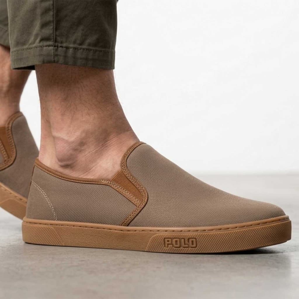 Sapato Masculino Casual Slip On Sem Cadarço Leve Confortável Dia a Dia Sapato