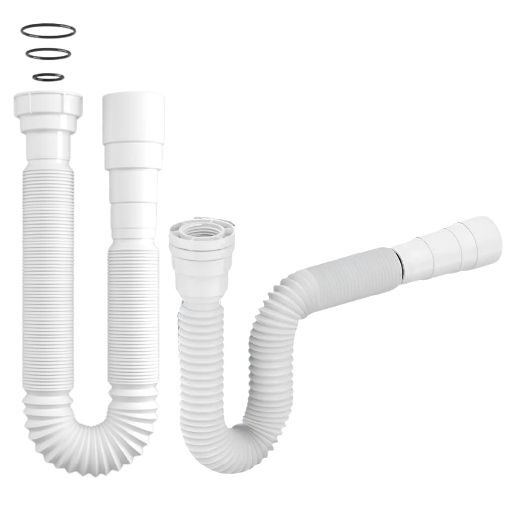 Sifão Sanfonado Roscado 72cm Unifortte - Flexível e Resistente, Fácil Instalação
