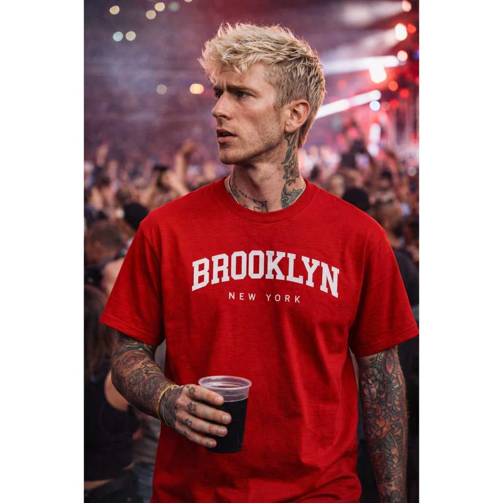 Camiseta Masculina Brooklyn, Estilo Urbano Streetwear Premium camisa 100% algodão camiseta masculina