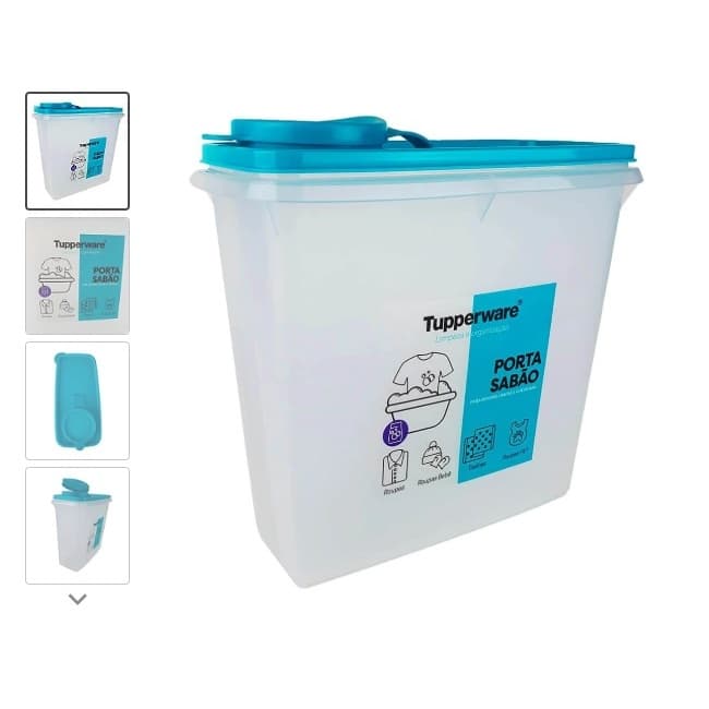 Tupperware Porta Sabão em Pó 2kg Multiuso