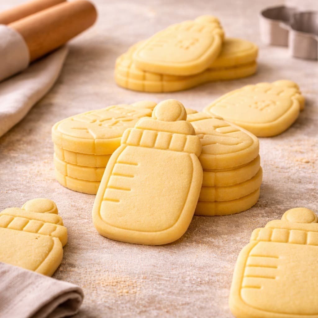 Cortador + Carimbo Chá de Bebê Biscoito Pasta Americana Confeitaria Artesanato Biscuit Vários Modelo