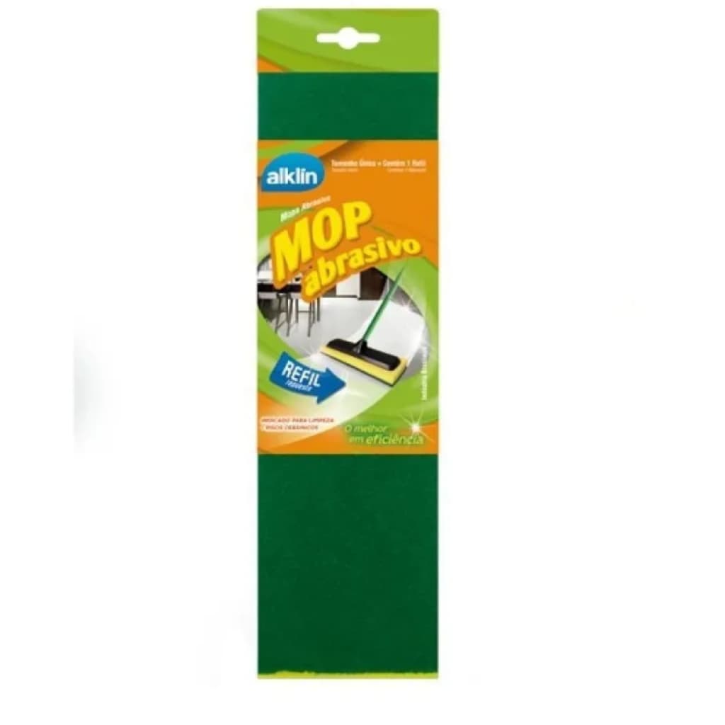 Refil Mop Abrasivo Limpeza Pesada Alklin
