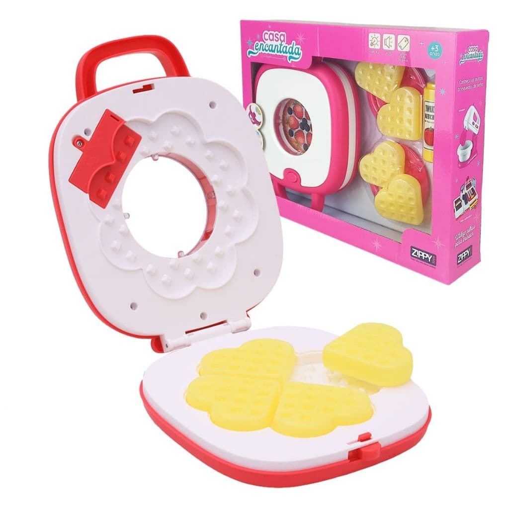 Panquequeira Torradeira Infantil Elétrica Brinquedo Mini Cozinha Educativo