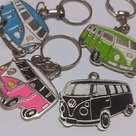 5 Chaveiros  Kombi metal e variados