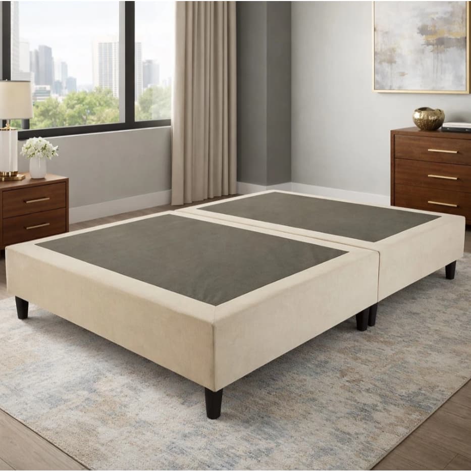 Base Box Solteiro Dobrável Cama Compacta 188x78 Resistente Fácil Montagem Ergonômica Confortável Resistente