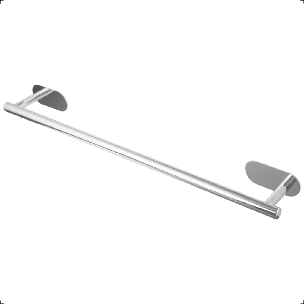 Suporte Porta Toalha Banho Banheiro Adesivo 3m Aço Inox 304