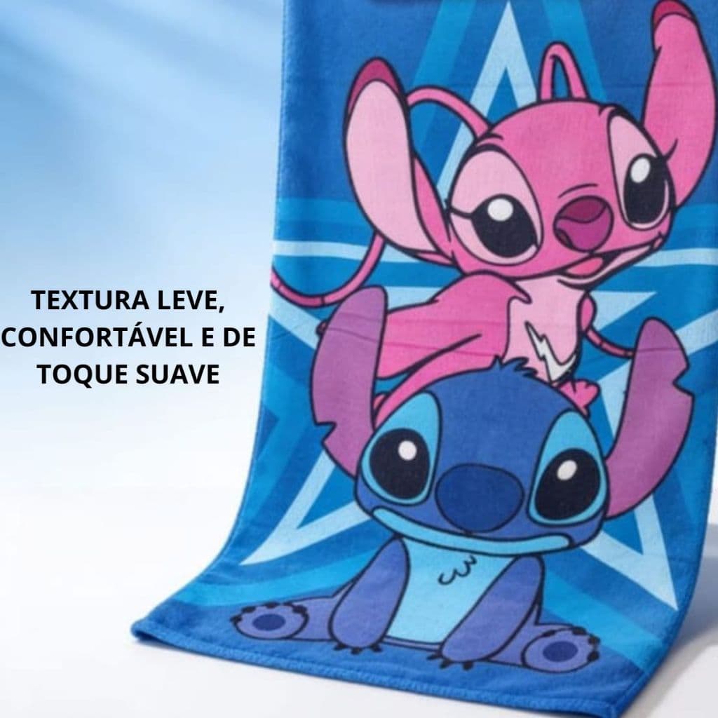 Toalha De Banho E Praia Piscina Infantil Lilo Stitch