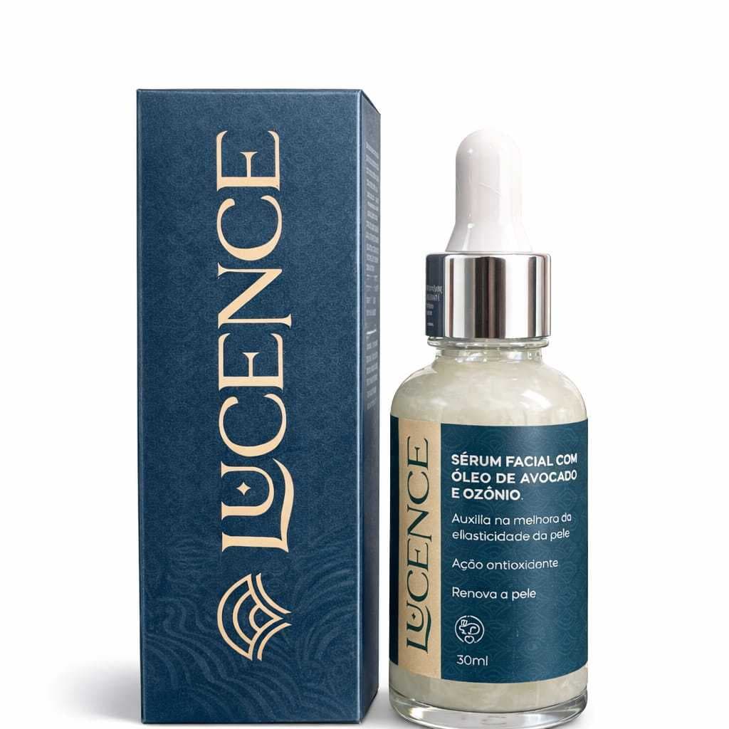 Lucence Sérum Facial Ozonizado Dmae 30ml Sucesso TikTok Efeito Botox Manchas Melasma Acne