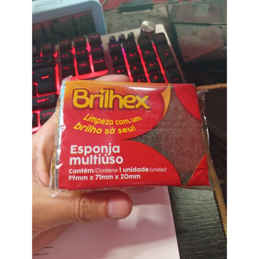 Esponja Schwanke BRILHEX 10cmx7cm