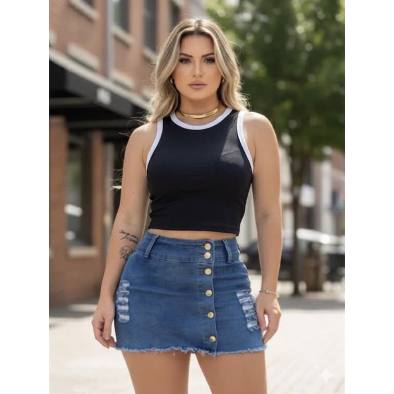Blusa feminina, regata feminina, cropped feminino, regata canelada, regata moda feminina, cropped moda.