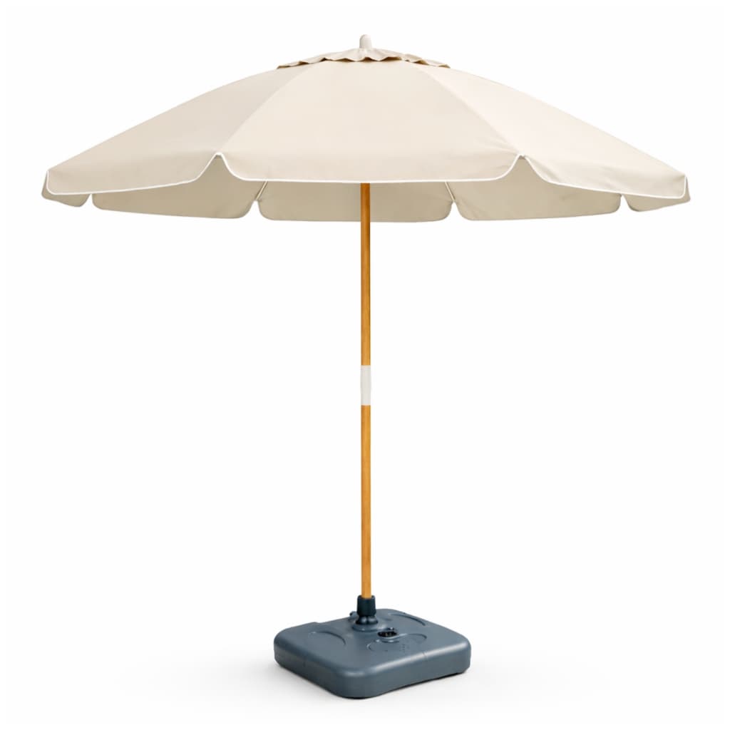 Guarda-Sol Bagum Guarapari 1,60m + Base para Guarda-Sol ou Ombrellone 18kg