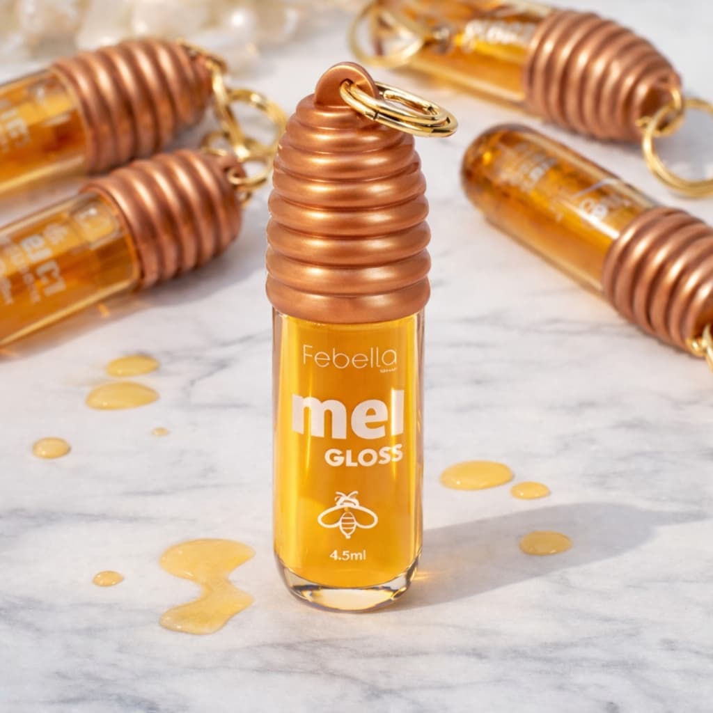 Lip Gloss Labial Mel Hidratante