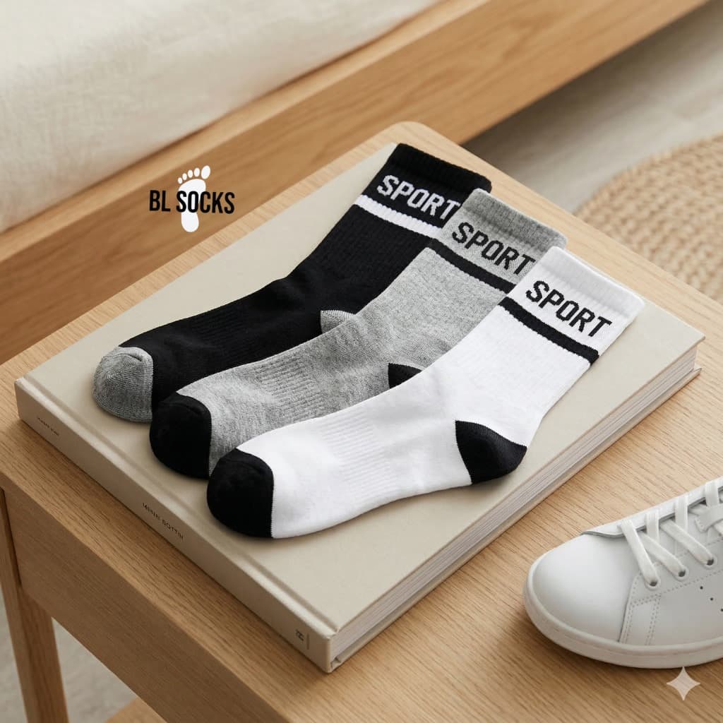 Vários Modelos Kit de 24 Meias Cano Longo Alto Algodão Masculino Feminina Unissex